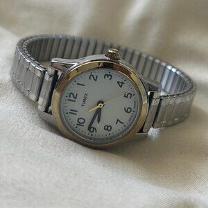 Timex Silver and Gold Watch